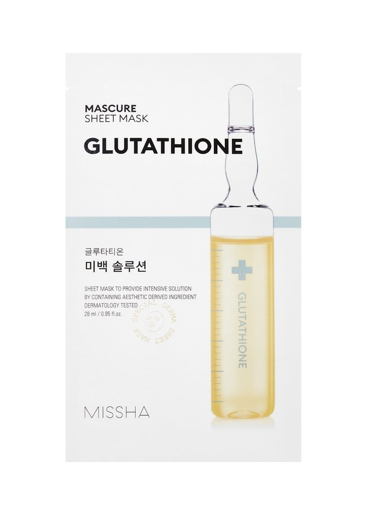 MISSHA Mascure Whitening Glutathione Sheet Mask