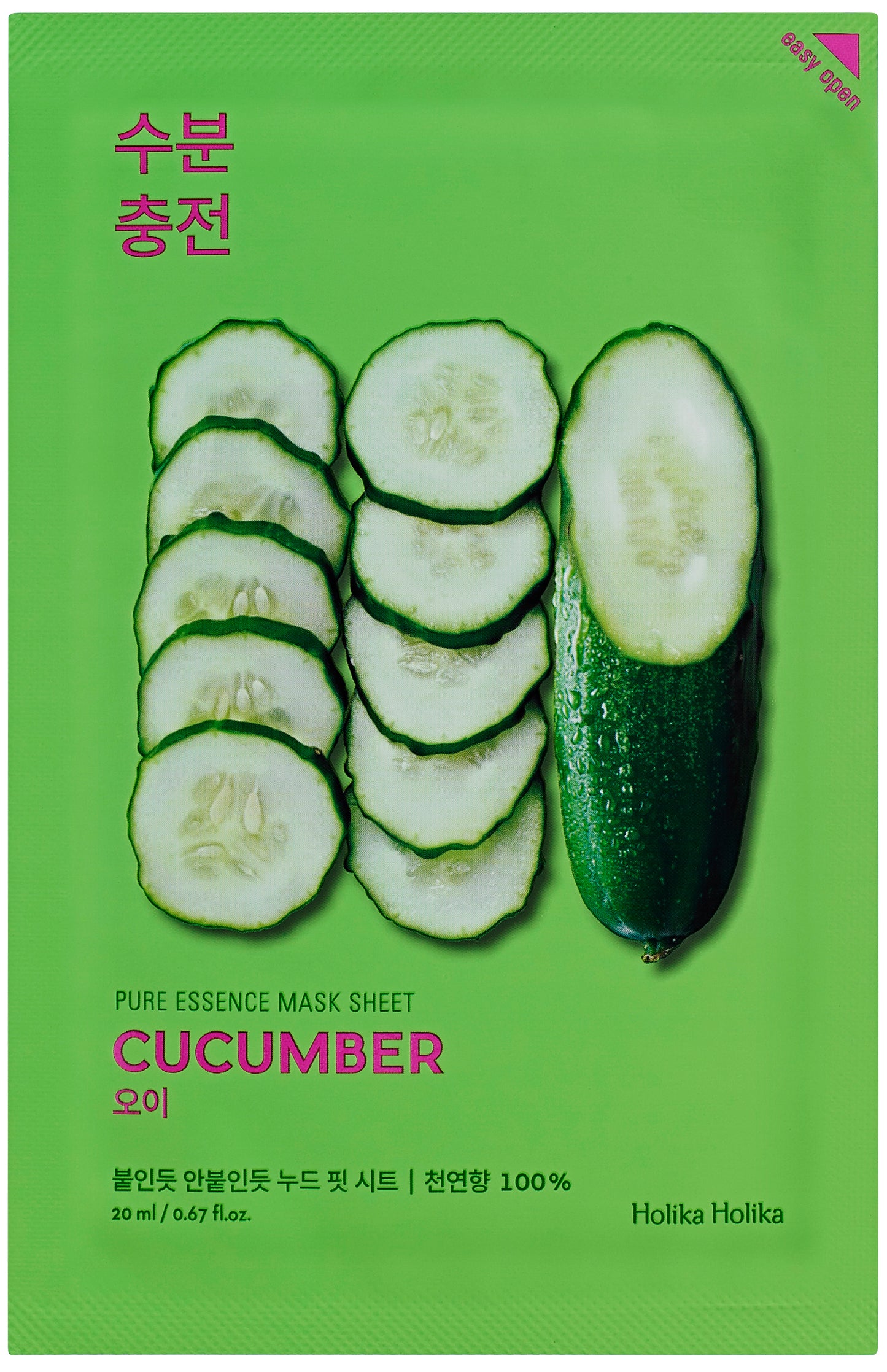 Holika Holika Pure Essence Mask Sheet (Cucumber)