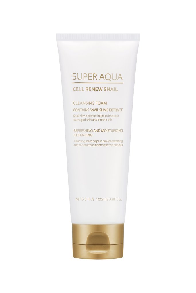 MISSHA Super Aqua Cell Renew Snail Cleansing Foam