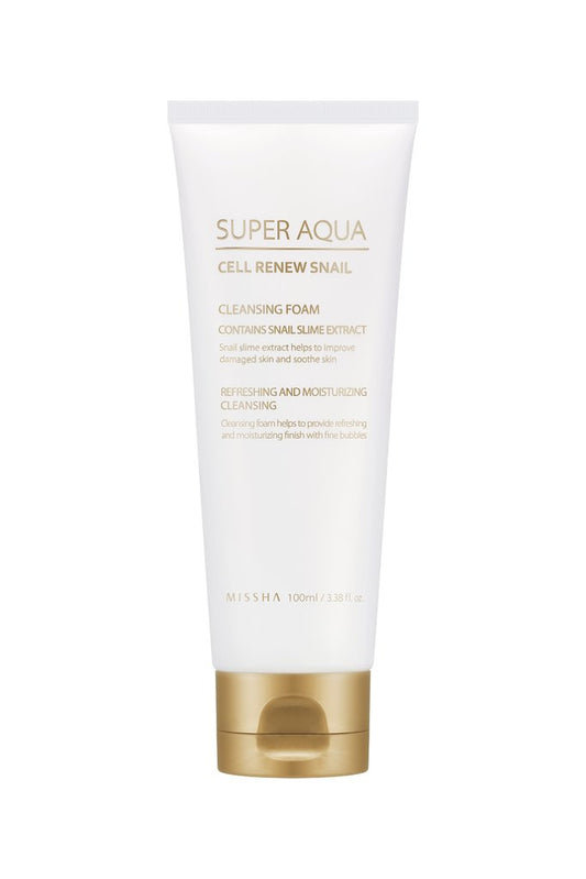 MISSHA Super Aqua Cell Renew Snail Cleansing Foam