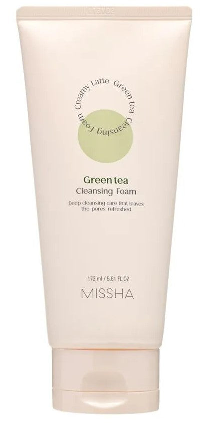 MISSHA Creamy Latte Cleansing Foam Green Tea 172 ml