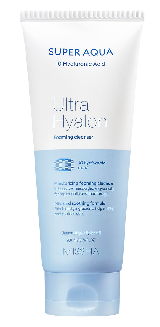 MISSHA Super Aqua Ultra Hyalron Cleansing Foam 200 ml